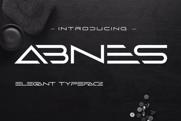 Abnes: A Modern Display Font for Creative Expression and Professional Design