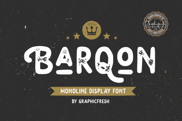 Barqon: A Vintage Display Font with Timeless Charm