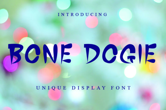 Bone Dogie: A Trendy Display Font for Creative Projects