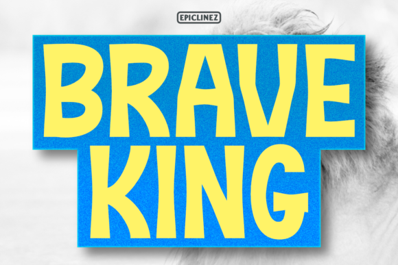 Brave King: A Vintage Display Font with a Powerful Presence