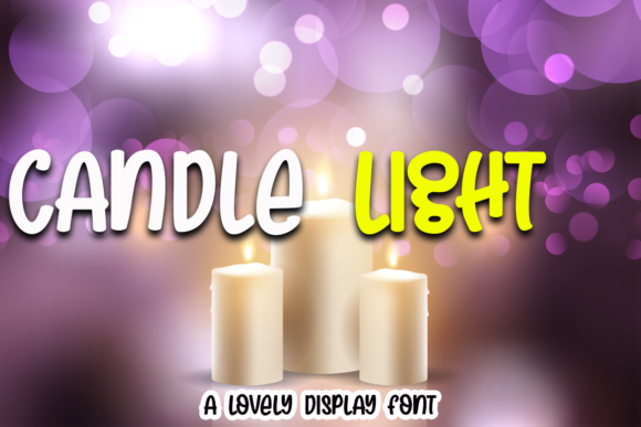 Candle Light Font: A Versatile Choice for Design Projects