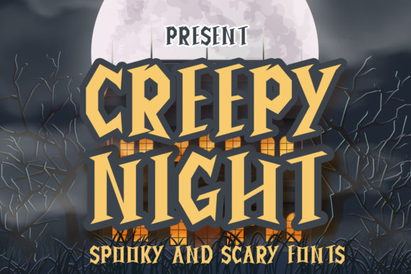 Creepy Night: The Spooky Font That’s Capturing the Spirit of Modern Design