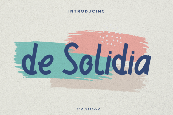 De Solidia: A Simple and Neat Display Font for Bold Creativity