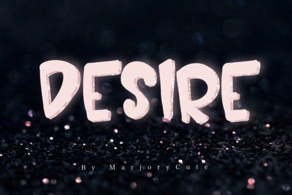 Desire Font: A Modern and Bubbly Display Font for Versatile Use