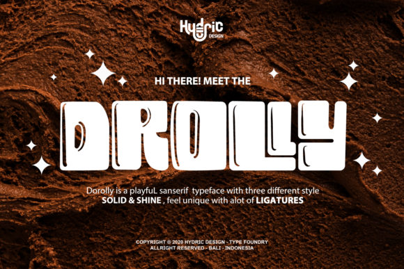 Drolly Font: A Playful Display Choice for Creative Projects