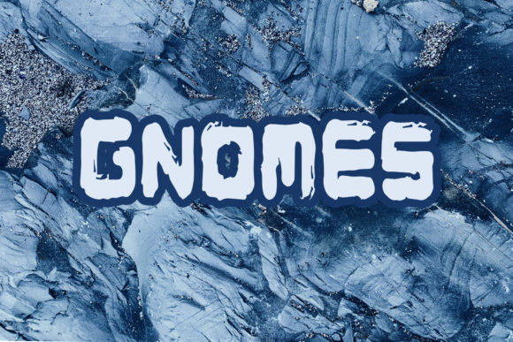 Gnomes: A Playful Font for Creative Branding and Design