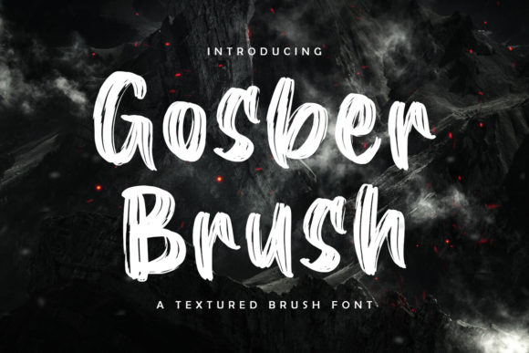 Gosber Brush: A Versatile Handwritten Font for Creative Projects