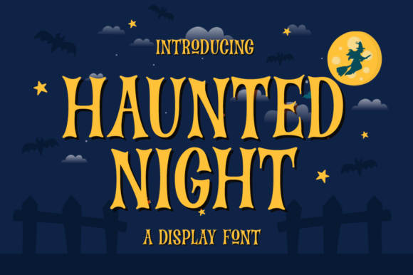 Haunted Night: A Spooky and Fun Halloween Font for October Projects
