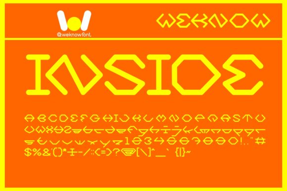 Inside: A Playful Font for Bold Visual Statements