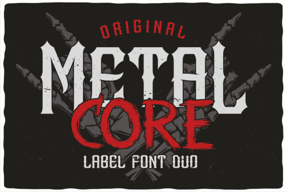 Metal Core: A Bold and Dramatic Font for Impactful Design