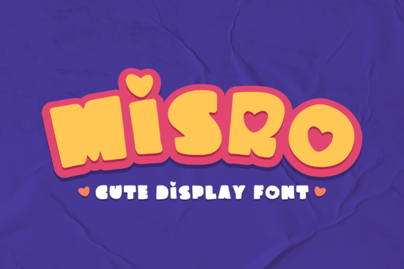 Misro: A Playful Font for Creative Expression