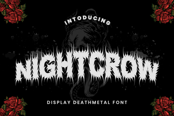 Night Crow: A Bold and Spooky Display Font for October Projects