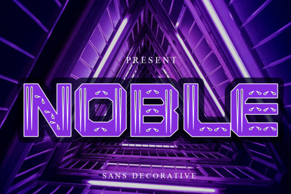 Noble Font: Bold, Chunky, and Full of Character