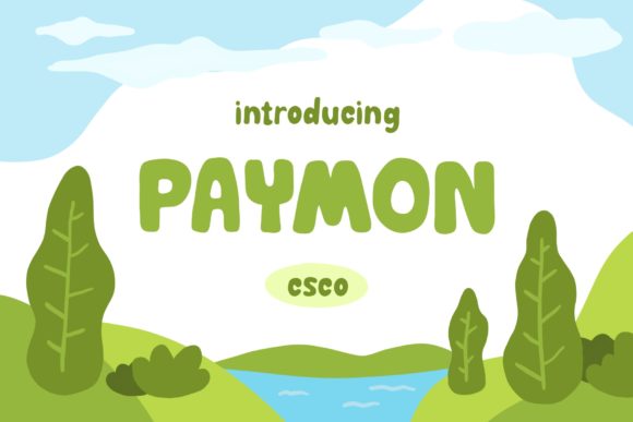 Paymon: A Fun and Bouncy Display Font That Elevates Your Designs