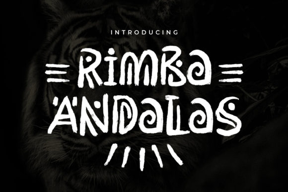 Rimba Andalas: A Tribal-Inspired Font for Creative Expression