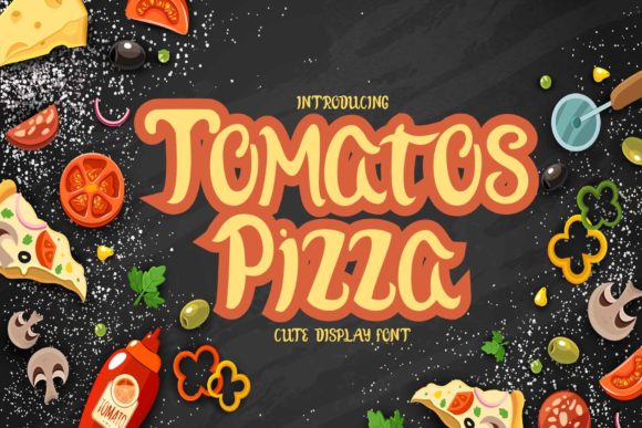 Tomatos Pizza Font: A Versatile Choice for Food-Related Projects
