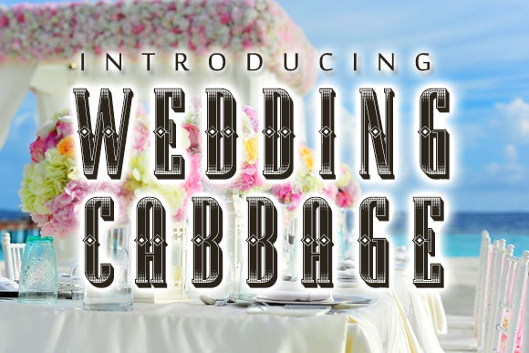 Wedding Cabbage: A Nostalgic Font for Modern Designers